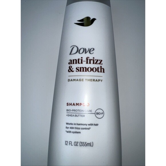 2 Pack Dove Anti Frizz & Smooth Damage Therapy Shampoo 12oz - Picture 5 of 8